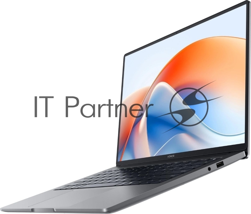 Ноутбук HONOR MagicBook X14 Plus 2025 FermiB-5611/14/IPS/Intel Core 5 220H/16Gb/1Tb/SSD/Intel Iris Xe graphics/Windows 11 Home/серый/1.34 kg
