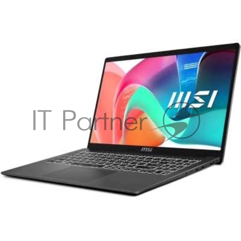 Ноутбук MSI Modern 15 F1MXG-1280RU/15.6/IPS/Intel Core 7 150U/16Gb/512Gb SSD/Intel Graphics/Windows 11 Pro/серый/1.7kg