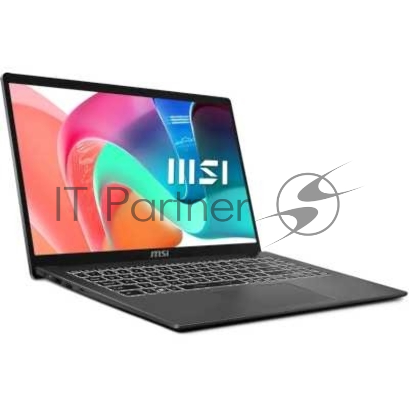 Ноутбук MSI Modern 15 F1MXG-1278XRU/15.6/IPS/Intel Core 7 150U/16Gb/512Gb SSD/Intel Graphics/NoOS/серый/1.7kg