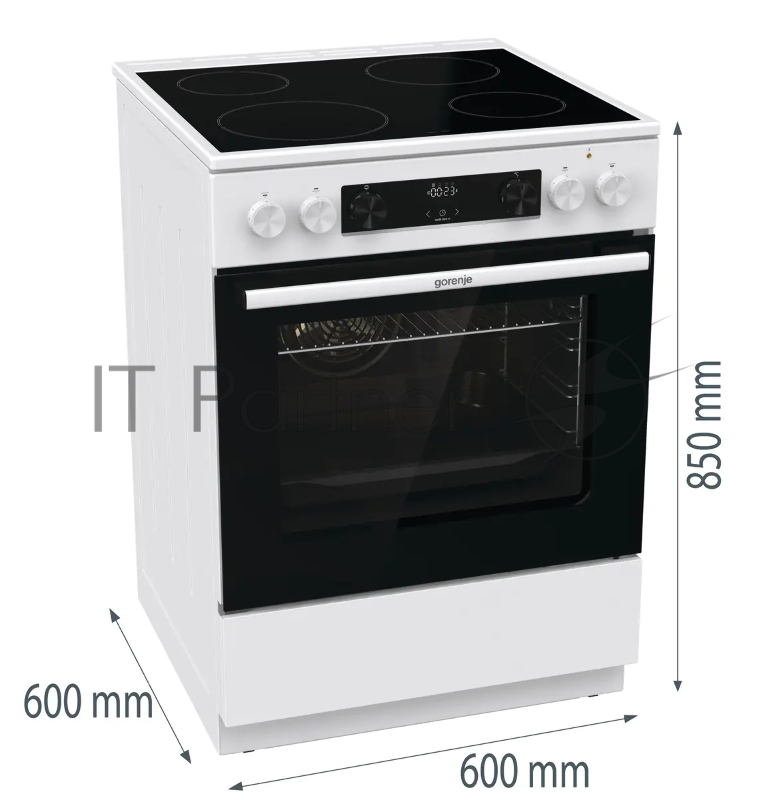 Плита Электрическая Gorenje GEC6C40WG белый