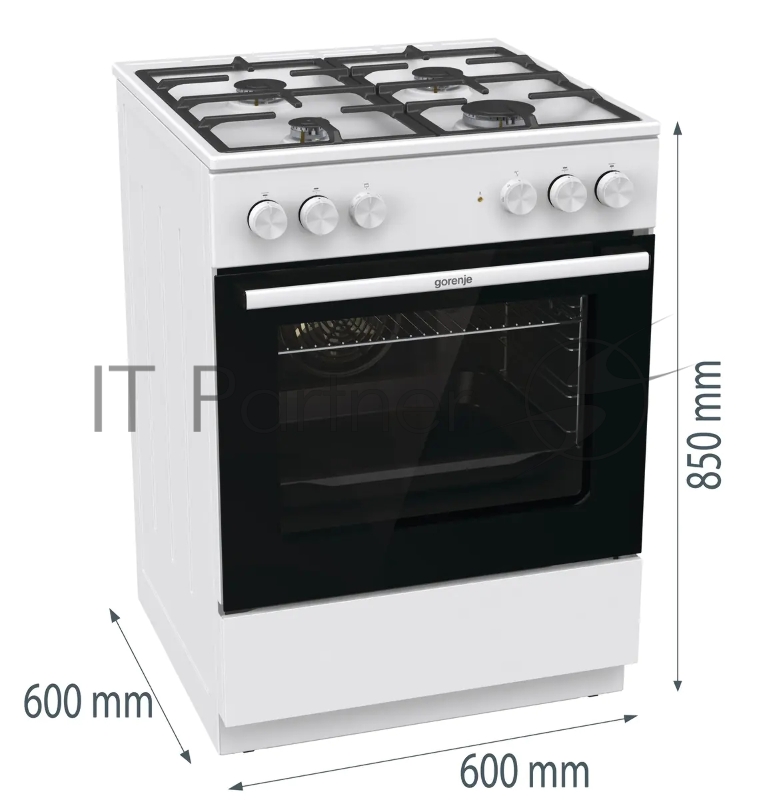 Плита Комбинированная Gorenje GK6A40WFFM белый