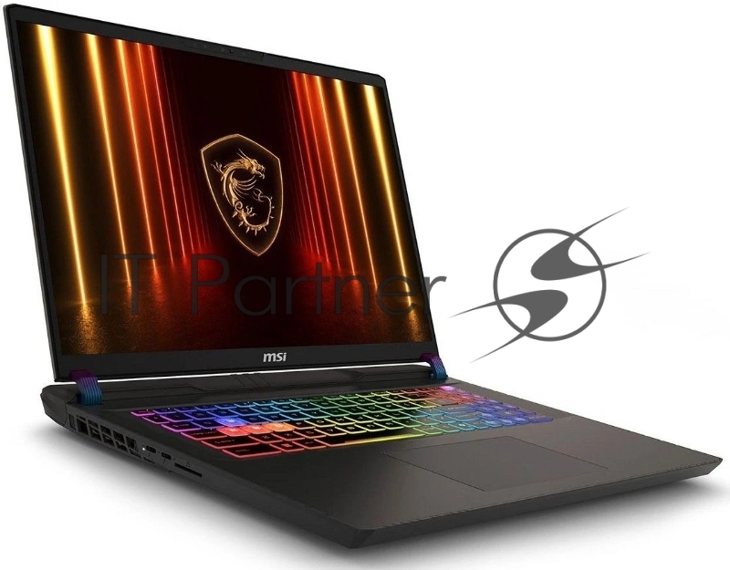 Ноутбук MSI Vector 17 HX AI A2XWHG-240XRU/17/IPS/Intel Core Ultra 9 275HX/32Gb/1Tb SSD/NVIDIA GeForce RTX 5070 Ti 12Gb/NoOS/серый/3kg