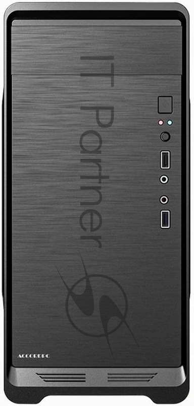 Корпус Accord ACC-811 черный без БП mATX 1x80mm 3x120mm 1xUSB2.0 1xUSB3.0 audio bott PSU