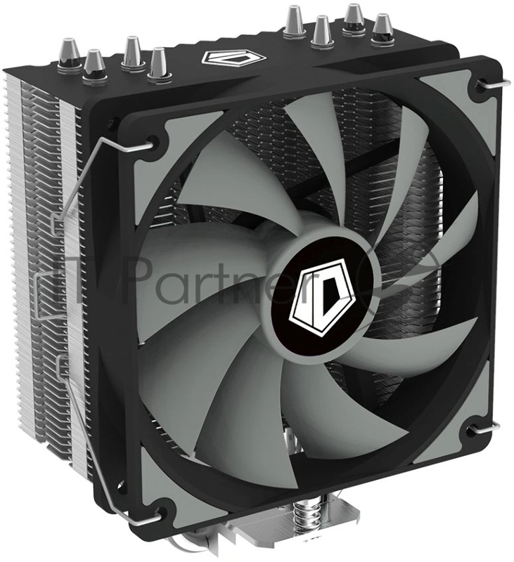 Устройство охлаждения(кулер) ID-Cooling SE-224K-I Soc-1200/1700/1851 серебристый/черный 4-pin 15.2-32.5dB Al+Cu 220W 810gr Bulk (SE-224K-I BULK)