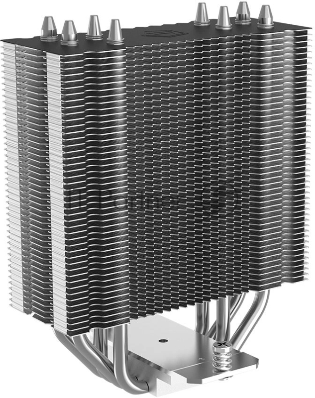 Устройство охлаждения(кулер) ID-Cooling SE-224K-I Soc-1200/1700/1851 серебристый/черный 4-pin 15.2-32.5dB Al+Cu 220W 810gr Bulk (SE-224K-I BULK)