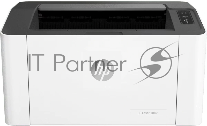 Принтер лазерный HP Laser M108w (4ZB80A) A4 WiFi белый