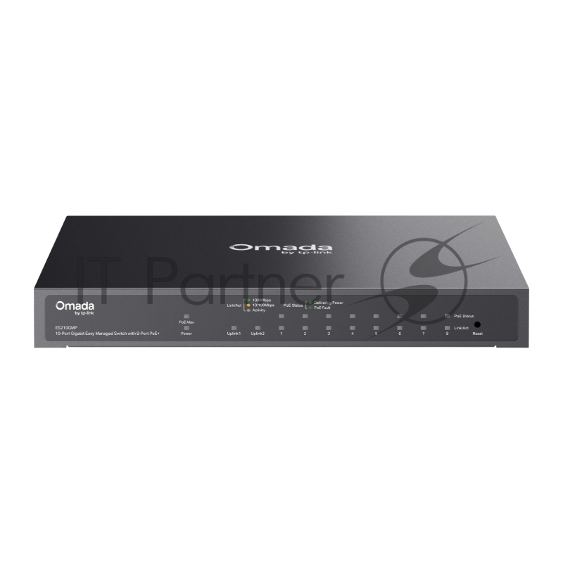 Коммутатор TP-Link Omada 10-Port Gigabit Easy Managed Switch with 8-Port PoE+