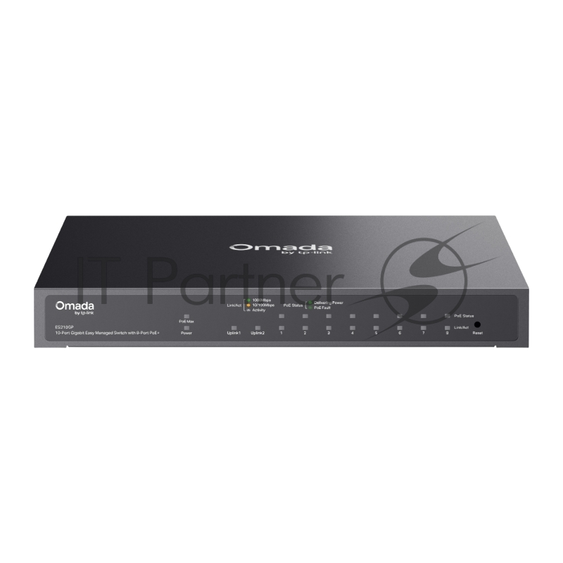 Коммутатор TP-Link Omada 10-Port Gigabit Easy Managed Switch with 8-Port PoE+