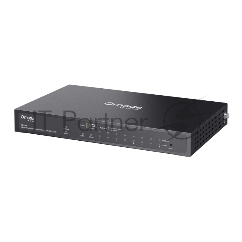 Коммутатор TP-Link Omada 10-Port Gigabit Easy Managed Switch with 8-Port PoE+