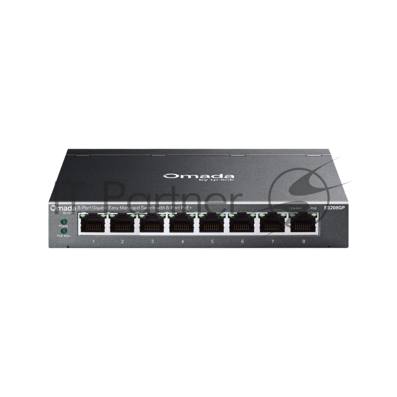 Коммутатор TP-Link Omada 8-Port Gigabit Easy Managed Switch with 8-Port PoE+