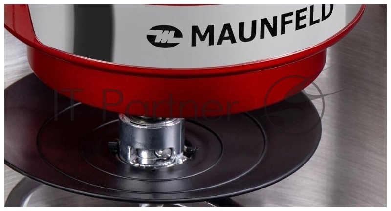 Миксер Maunfeld MF-431CH красный, стационарный, 1000 Вт, 5 л, 6 скоростей