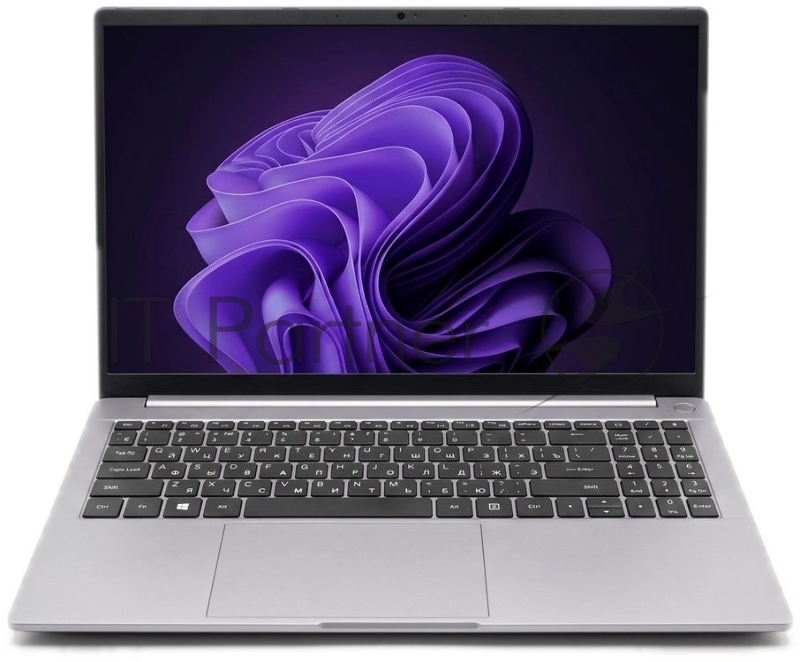 Ноутбук Hiper FACTUM W15D/15.6/IPS/AMD Ryzen 5 7430U/16Gb/256Gb SSD/AMD Radeon Graphics/Windows 11 Pro/серый/1.8kg