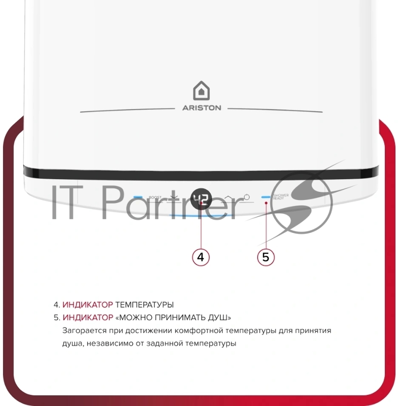 Водонагреватель электрический Ariston Velis Tech ABSE Dry 80 белый, накопительный, 80 л, 1,5 кВт, настенный, вертикальный, плоский, сухой ТЭН, бак с эмалевым покрытием