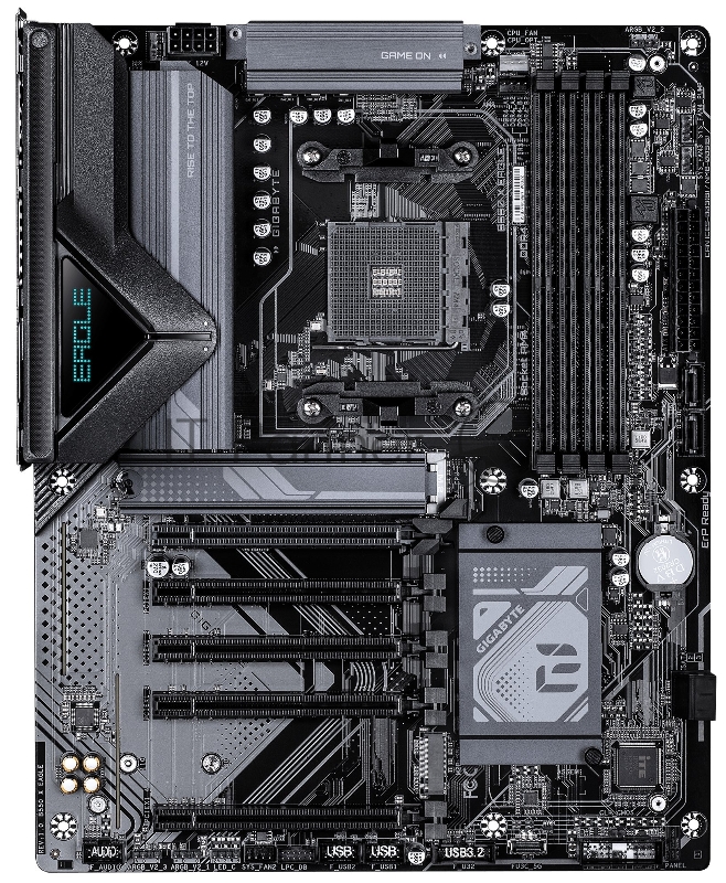 Материнская плата Gigabyte B550 X EAGLE Soc-AM4 AMD B550 4xDDR4 ATX AC`97 8ch(7.1) 2.5Gg RAID+HDMI