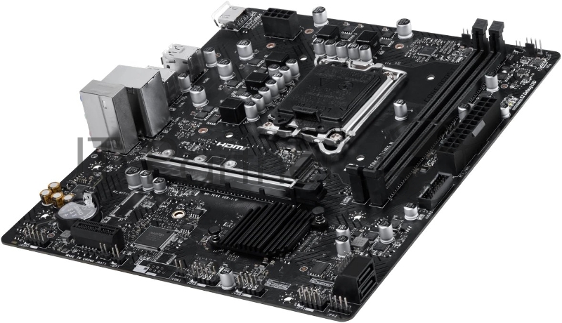 Материнская плата MSI PRO H610M-S DDR4 II, LGA1700, Intel H610, 2xDDR4, 2xSATA, 1xM.2 PCIe 3.0, 1xPCIe 4.0 x16, 1xPCIe 3.0 x1, 1xHDMI, 1x 1Gb LAN, 2xUSB 3.2 Gen1, 4xUSB 2.0, 3x3.5 мм, 7.1, microATX