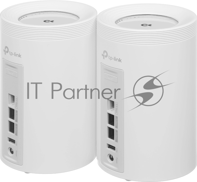 Бесшовный Mesh роутер TP-Link Deco BE65 Pro (DECO BE65 PRO(2-PACK)) BE9300 100/1000/2500/5000BASE-T белый (упак.:2шт)