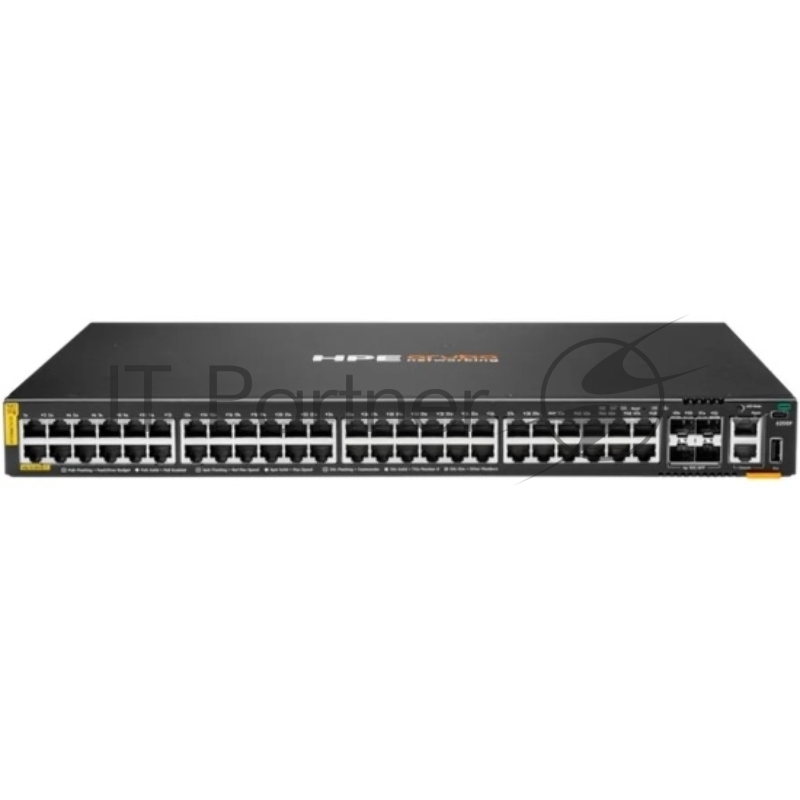 Коммутатор JL728B HPE Aruba Networking CX 6200F 48G Class 4 PoE 4SFP+ 740W Managed L3 Switch