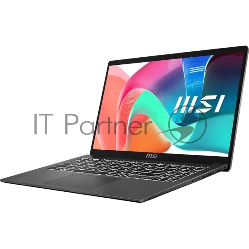 Ноутбук MSI Modern 15 F1MG-1045XRU/15.6/IPS/Intel Core 5 120U/16Gb/512Gb SSD/Intel Graphics/Windows 11 Pro/серый/1.7kg