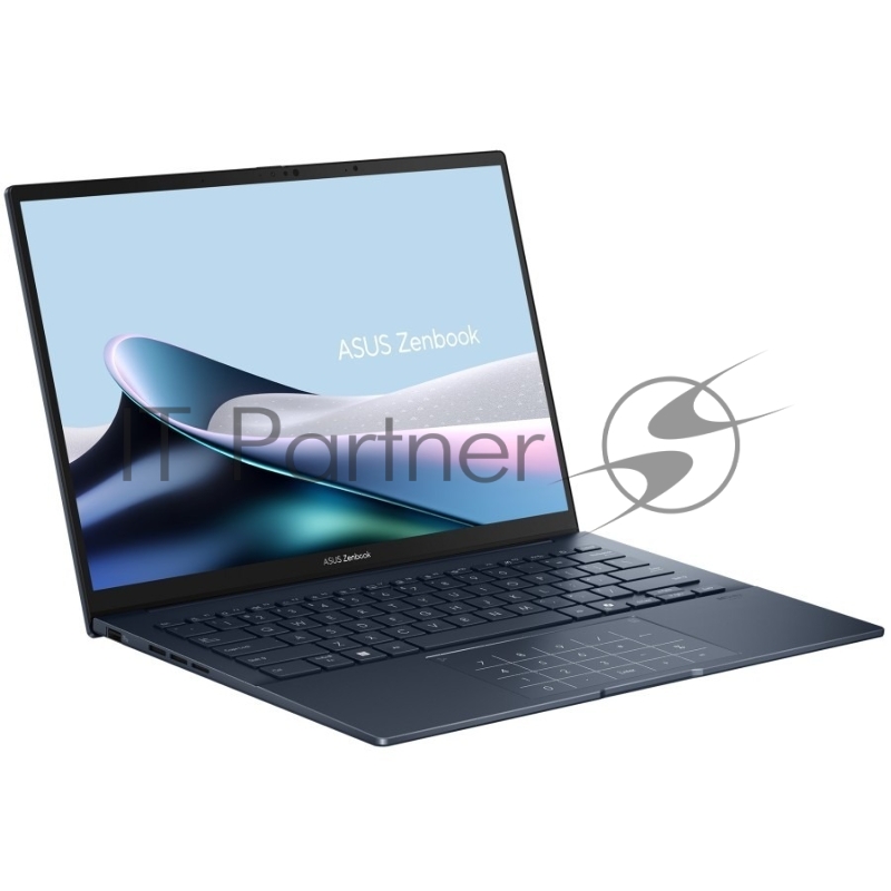 Ноутбук ASUS Zenbook 14 OLED UX3405CA-ST1488 (90NB14W1-M02600_Win11P) Intel Core Ultra 9 285H 3700MHz/14/2880x1800/32GB/1024 SSD/Intel Arc Graphics/Wi-Fi/Bluetooth/Windo 11 Pro Blue