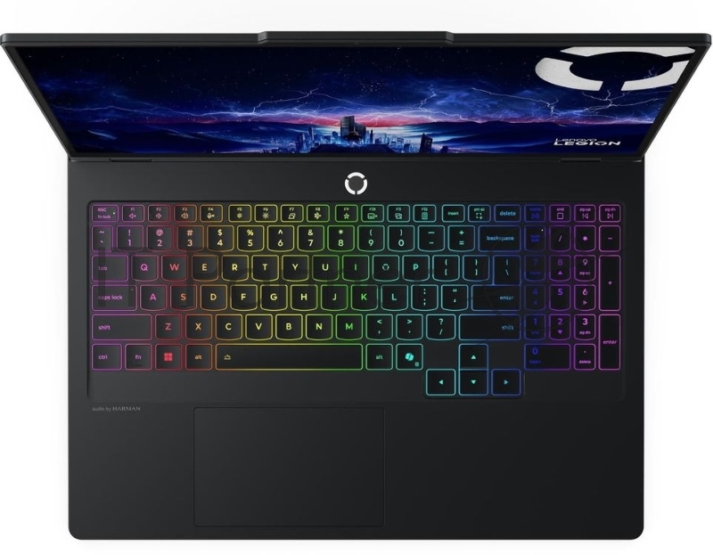 Ноутбук Lenovo Legion Pro 5 16IAX10H Core Ultra 9 275HX 32Gb SSD1Tb NVIDIA GeForce RTX5070Ti 12Gb 16 OLED WQXGA (2560x1600) Windows 11 Home black WiFi BT Cam (83LU004BRK)