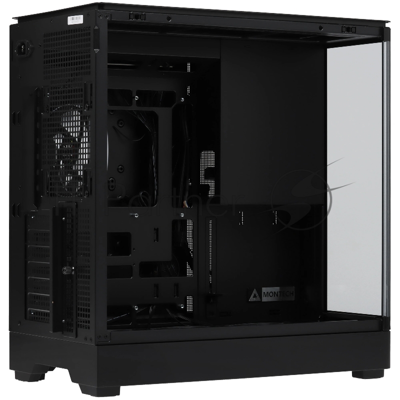 Корпус MONTECH ATX KING 45 PRO, Mid-Tower, черный, 4 x 120 мм