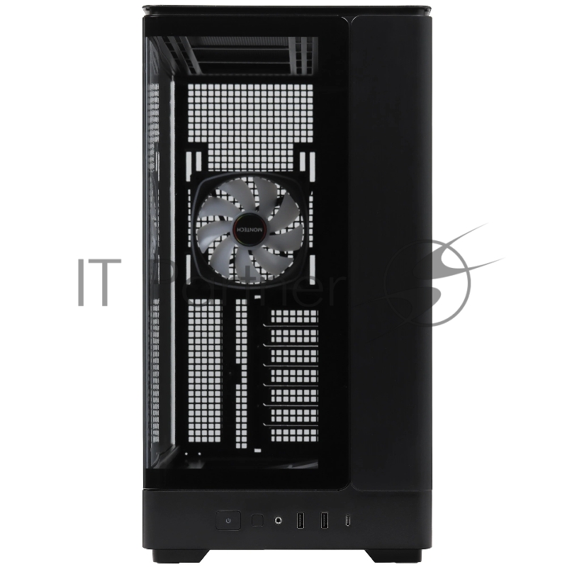 Корпус MONTECH ATX KING 45 PRO, Mid-Tower, черный, 4 x 120 мм