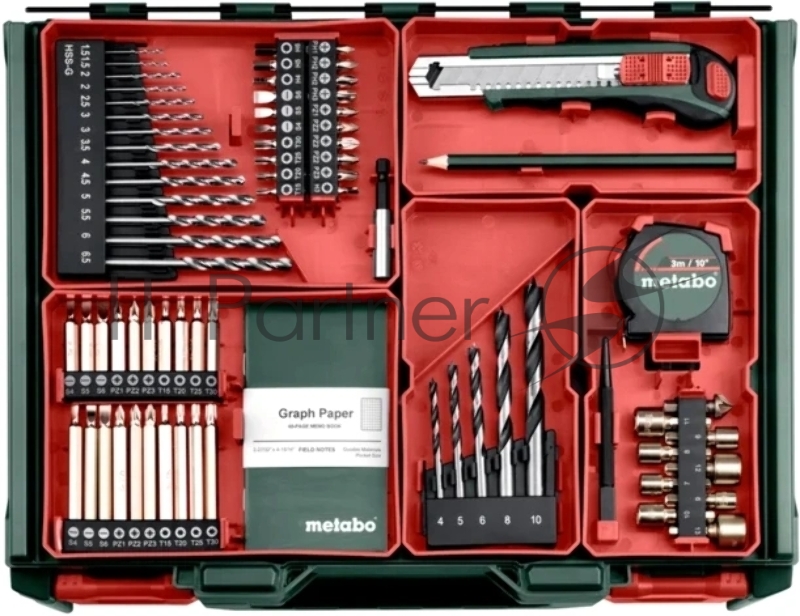 Дрель-шуруповерт Metabo BS 18 L / Mobile Workshop аккум. патрон:быстрозажимной (кейс в комплекте) (614051710)