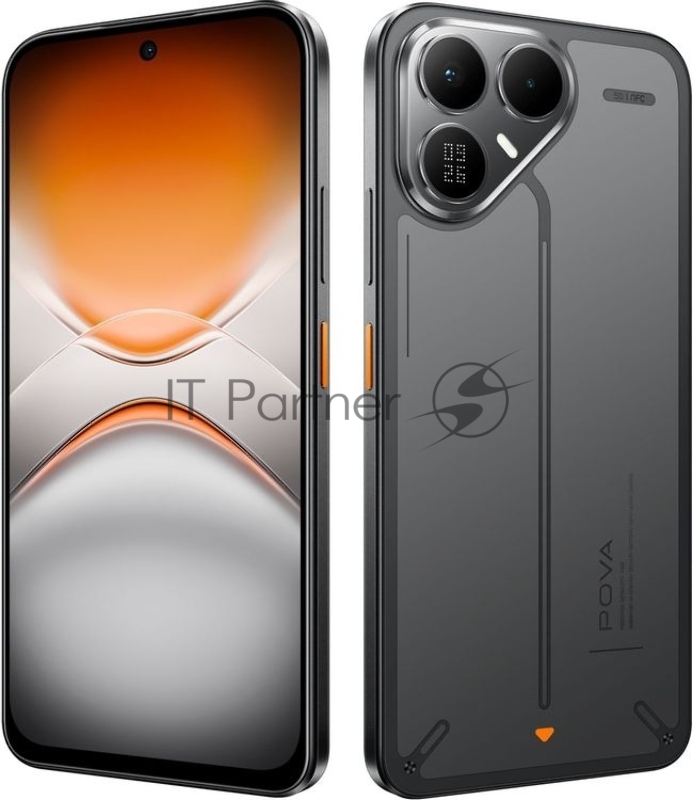 Смартфон Tecno Pova 8 LK6 8Gb, 128Gb, черный