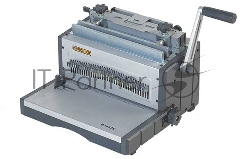 Переплетчик Office Kit B3432E A4/перф.32л.сшив./макс.120л./м (5.5-14.3мм)/электр. шаг 3:1, 34 отверстия, 300мм