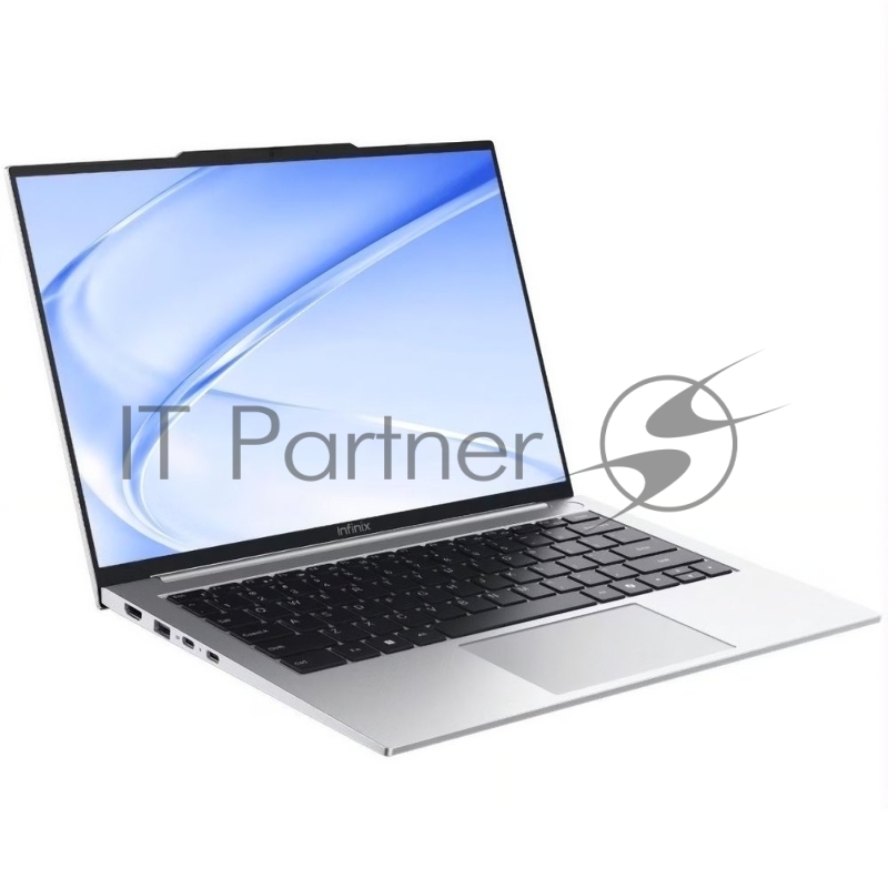 Ноутбук Infinix Xbook B14 BL41A7H/14/IPS/AMD Ryzen 5 7540U/16GB/512GB SSD/AMD Radeon 740M/DOS/серебристый/1.18kg