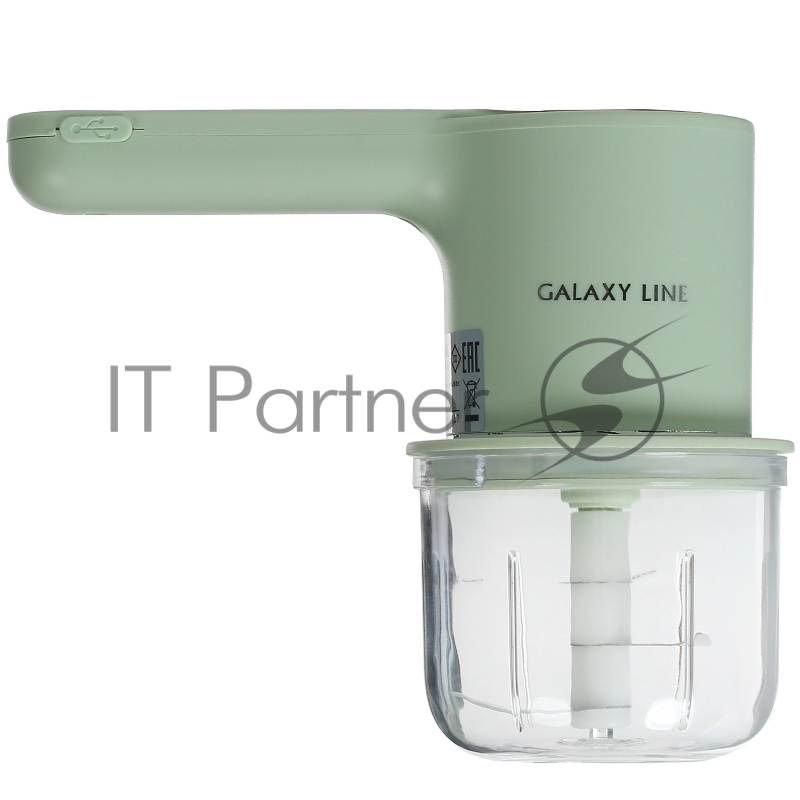 Промо_Миксер Galaxy Line GL 2234 зеленый, ручной, 50 Вт, 0.3 л, 5 скоростей