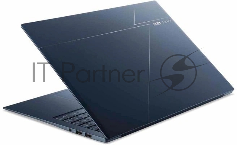 Ноутбук Acer Swift Edge 16 AI SFE16-I51-76RR Core Ultra 7 355 16Gb SSD512Gb Intel Graphics 16 OLED 2.8K (2880x1800) без ОС blue WiFi BT Cam 5614mAh (NX.JVNCD.001)