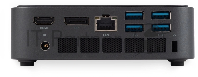 Неттоп IRU Tactio 513 i5 1235U (1.3) 16Gb SSD512Gb Iris Xe без ОС GbitEth WiFi BT 120W серый (RUS) (2189397)