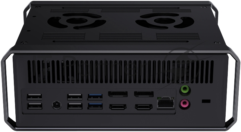 ПК Мини Chuwi CoreBox i5 13420H (2.1) 16Gb SSD512Gb UHDG Windows 11 Pro 2.5xGbitEth WiFi BT 120W серый/черный