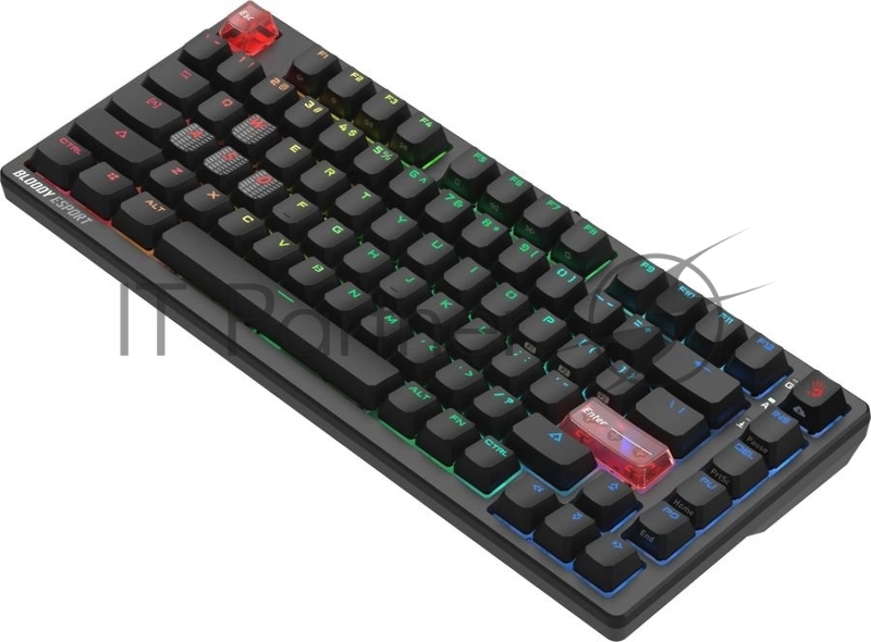 Клавиатура A4Tech Bloody MS76 проводная, USB Type-A, черный