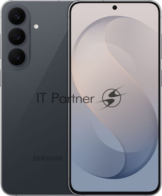 Смартфон Samsung SM-S741B Galaxy S26 FE 128Gb 8Gb черный моноблок 3G 4G 2Sim 6.7 1080x2340 Android 17 50Mpix 802.11 a/b/g/n/ac/ax NFC GPS Protect