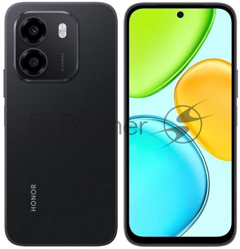 Смартфон HONOR X6e LBU-LX1 4Gb, 256Gb, полночный черный