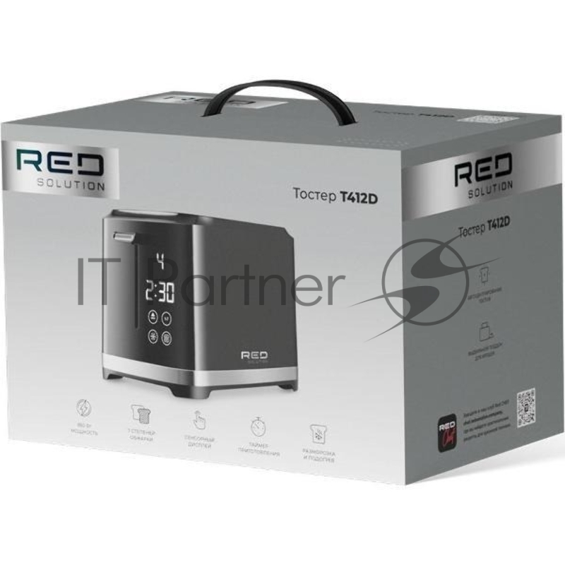 Тостер RED SOLUTION T412D черный