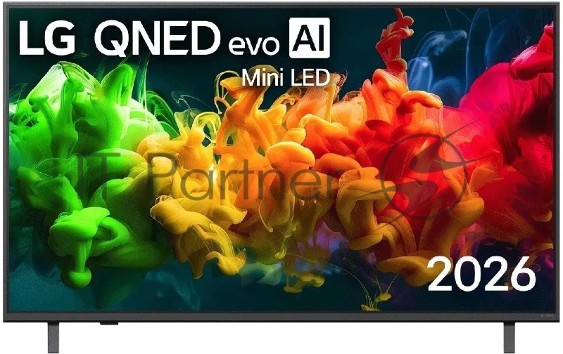Телевизор LG 50 50QNED80B6B.ARU, черный Mini-LED, QNED 3840x2160 4K Ultra HD, 60Hz, Smart TV WebOS