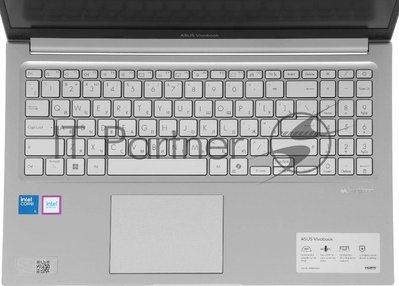 Ноутбук Asus Vivobook 15 X1504MA-BQ645/15.6/IPS/Intel Core 5 320/8Gb/256Gb SSD/Intel Graphics/без ОС/серебристый/1.7kg