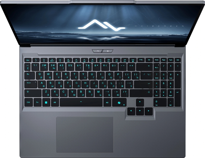 Ноутбук Maibenben X16C-i73756 Core i7 13700HX 16Gb SSD512Gb NVIDIA GeForce RTX 5060 8Gb 16 IPS QHD+ (2560x1600) Windows 11 Home grey WiFi BT Cam 5200mAh (X16C-I737560FFDHG4E10)