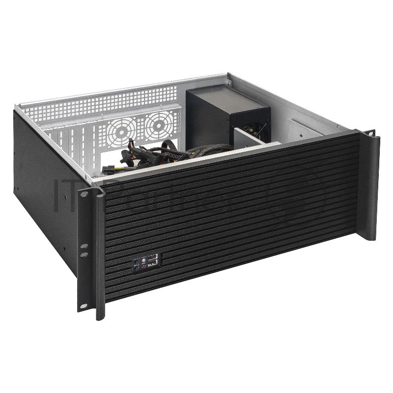 Серверный корпус ExeGate EX292641RUS Pro 4U390-05 (RM 19, высота 4U, глубина 390, БП 500ADS, USB)