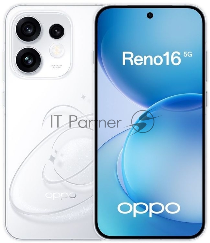 Смартфон Oppo CPH2865 Reno16 5G 12/256Gb белый