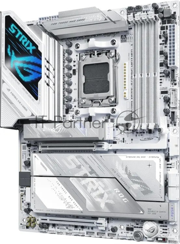 Материнская плата ASUS ROG STRIX X870E-A GAMING WIFI7 NEO, AM5, AMD X870E, 4xDDR5, 4xSATA, 2xPCIe x16 (1x 5.0, 1x 4.0), 1xHDMI, 2xUSB4 Type-C, 6xUSB 3.2 Gen2, 4xUSB 3.2 Gen1, 1x 5Gb LAN, 2x3.5 мм, 7.1, ATX