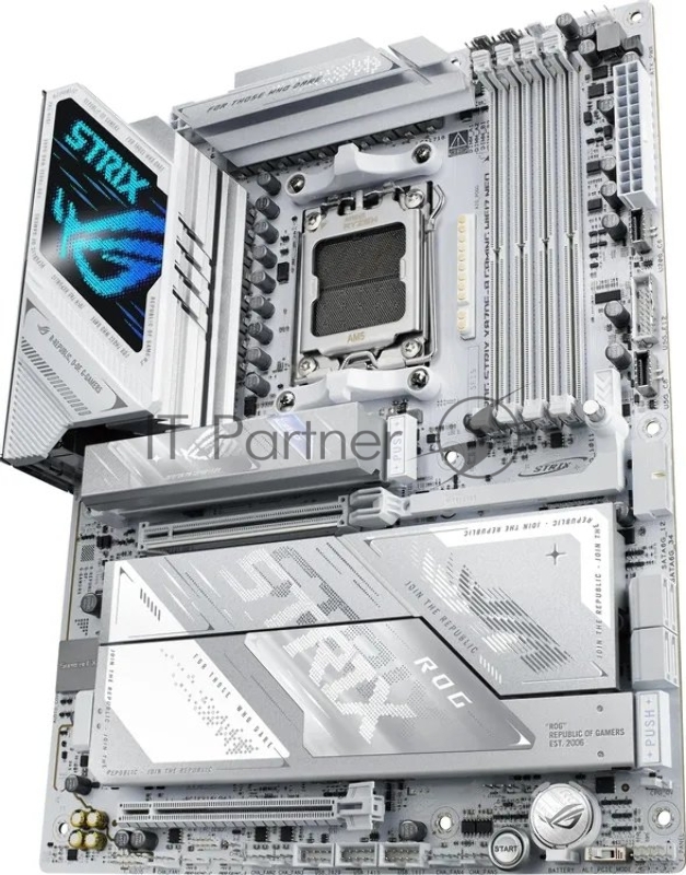 Материнская плата ASUS ROG STRIX X870E-A GAMING WIFI7 NEO, AM5, AMD X870E, 4xDDR5, 4xSATA, 2xPCIe x16 (1x 5.0, 1x 4.0), 1xHDMI, 2xUSB4 Type-C, 6xUSB 3.2 Gen2, 4xUSB 3.2 Gen1, 1x 5Gb LAN, 2x3.5 мм, 7.1, ATX