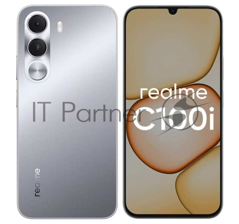 Смартфон Realme C100i RMX5377 4/64Gb серебристый