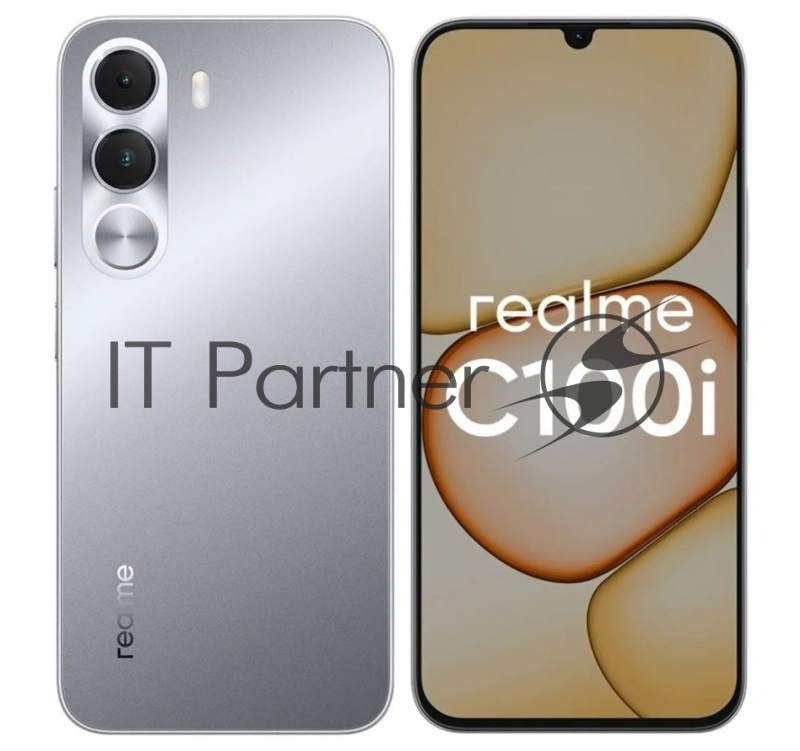 Смартфон Realme C100i RMX5377 4/64Gb серебристый
