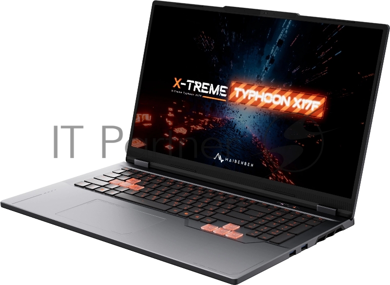Ноутбук Maibenben X17F-R77435 Ryzen 7 7445HS 16Gb SSD1Tb NVIDIA GeForce RTX 3050 4Gb 17.3 IPS FHD (1920x1080) Linux grey WiFi BT Cam 5200mAh (X17F-R774350G34LG4E10)