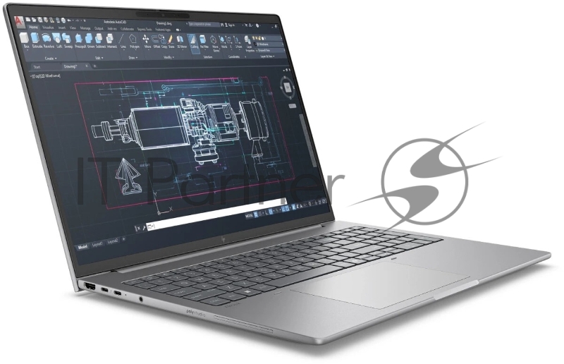 Ноутбук HP ZBook 8 G1i/16/IPS/Intel Core Ultra 7 255H/32Gb/1Tb SSD/NVIDIA RTX 500 Ada 4Gb/Windows 11 Pro/серебристый/1.76kg
