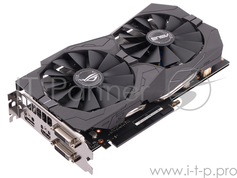 Видеокарта ASUS GeForce GTX 1050 2ГБ STRIX-GTX1050-O2G-GAMING (GeForce GTX 1050, DDR5, 2xDVI, HDMI, DP) (PCI-E)